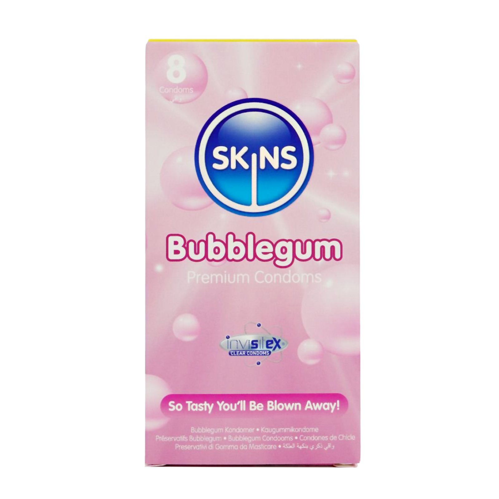SKINS kondomy Bubblegum 8 ks