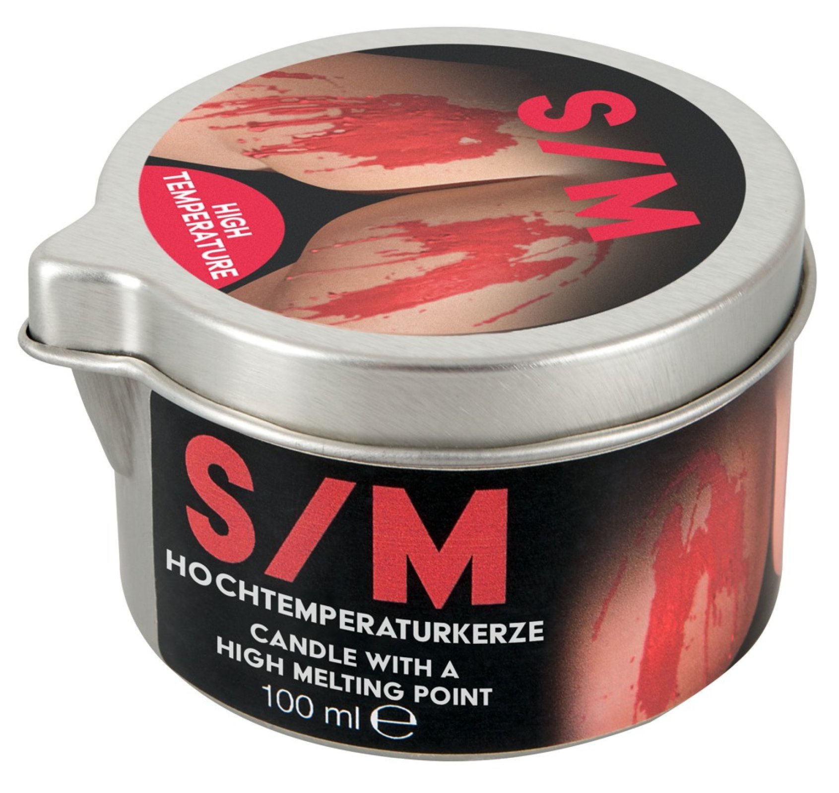 S/M Candle in a Tin svíčka - varianta HOT 100 ml