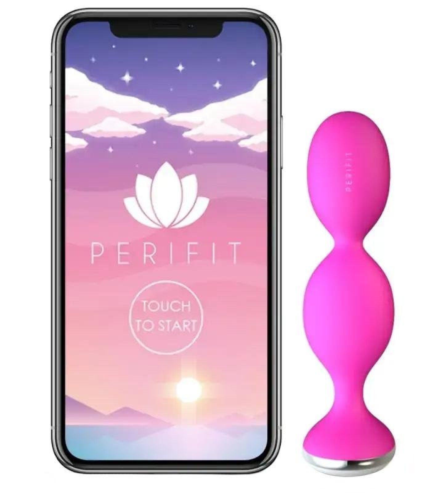 Perifit App controle pelvic floor trainer Pink