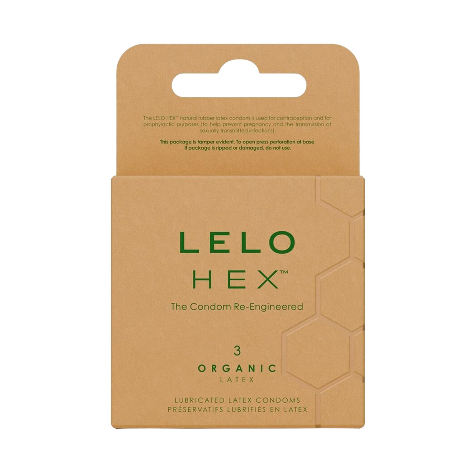 Lelo HEX Organic kondomy 3 ks