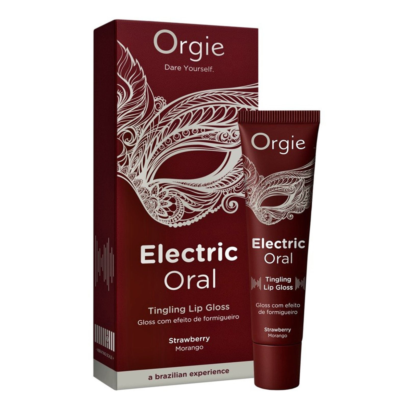 Orgie Electric Oral tingling lip gloss Strawberry 10 ml
