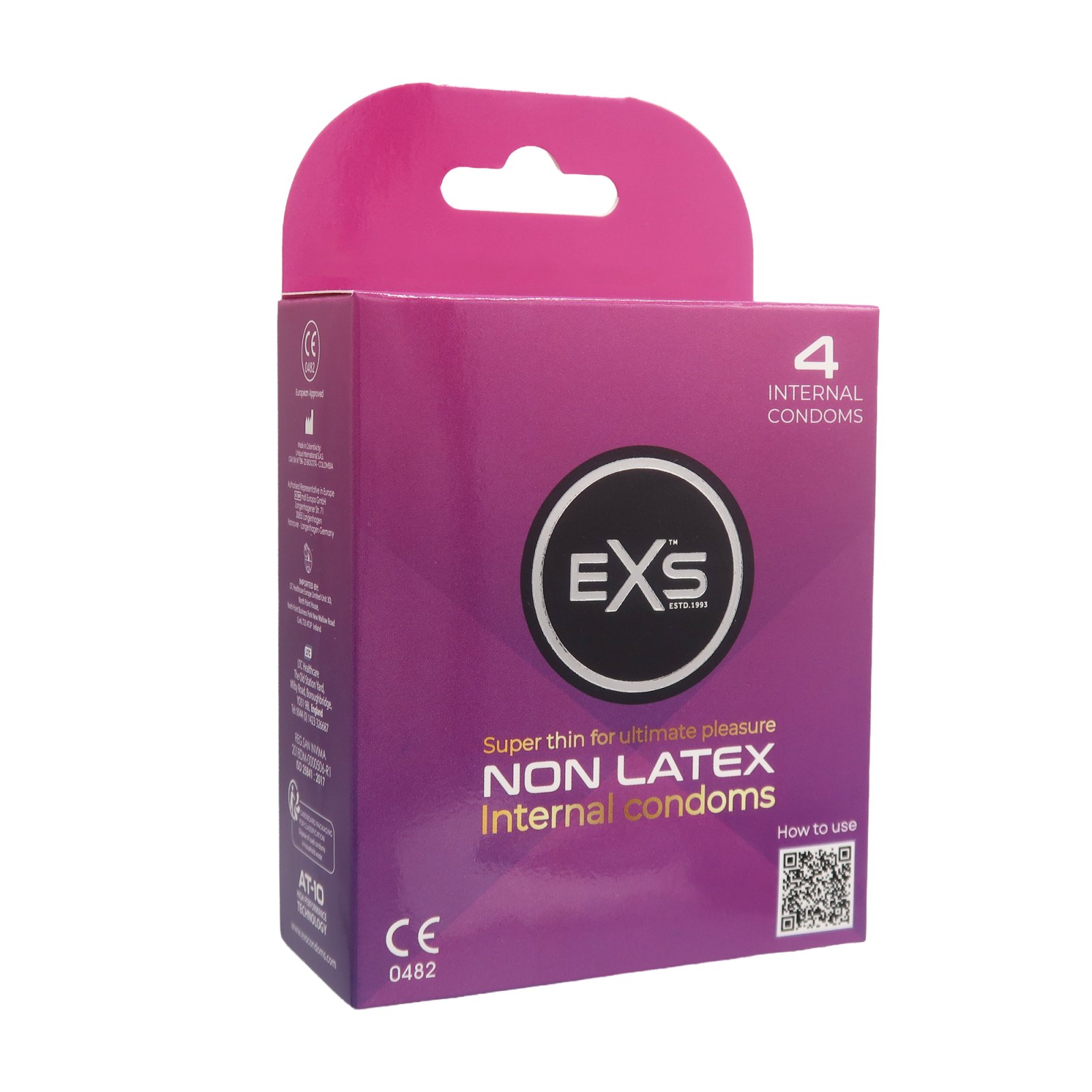 EXS Non-Latex Internal Dámský kondom 4 ks