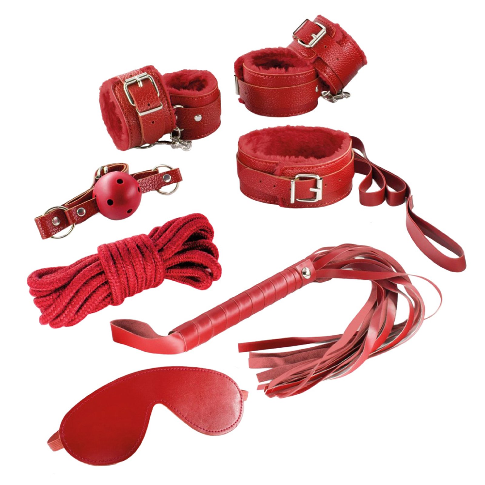 Crushious BDSM set 8 ks - červený