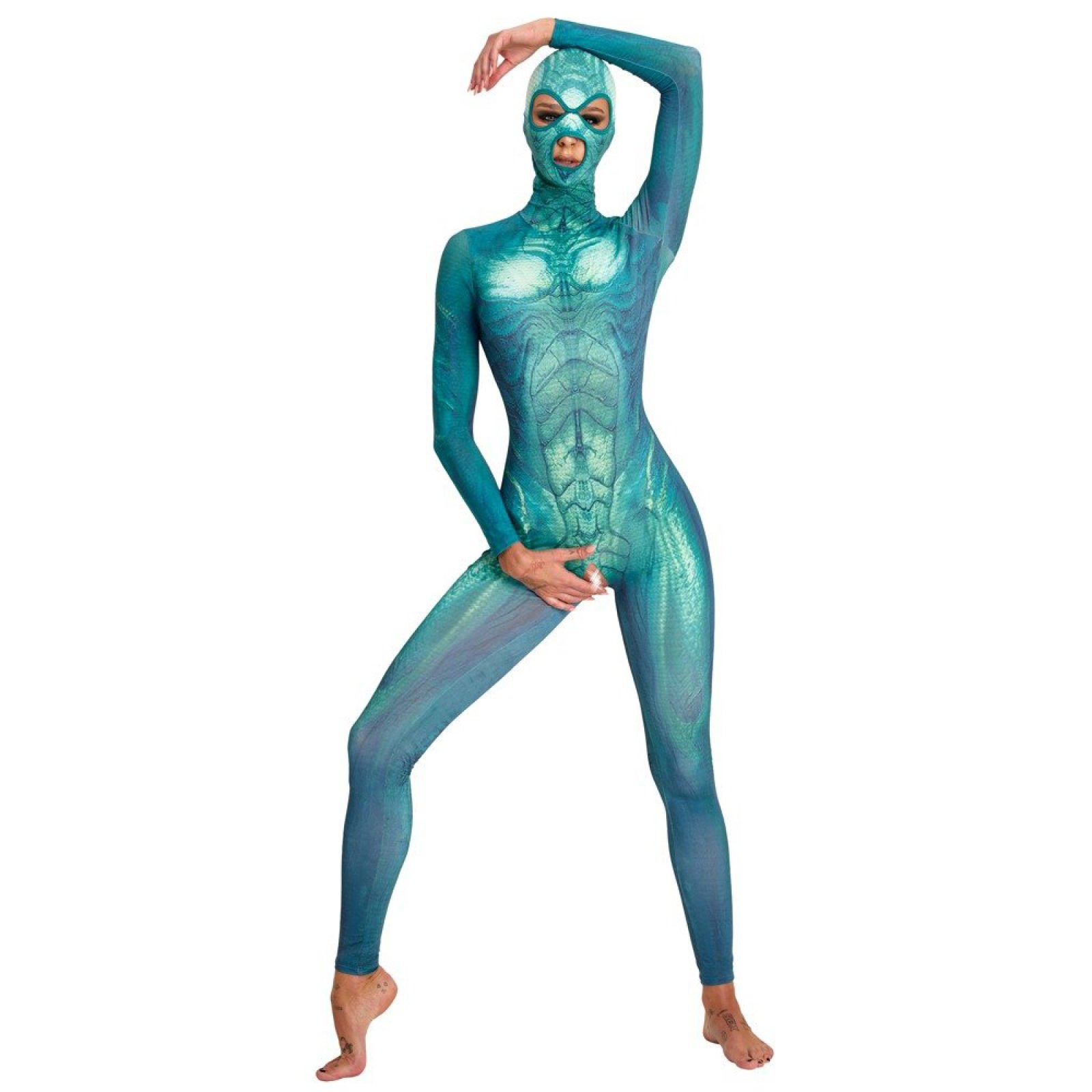 Beasty Cocks Jumpsuit - mimozemšťanka S/M
