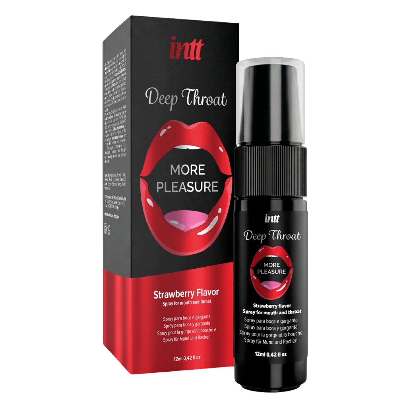 intt Deep throat Oral sex spray Strawberry 12 ml