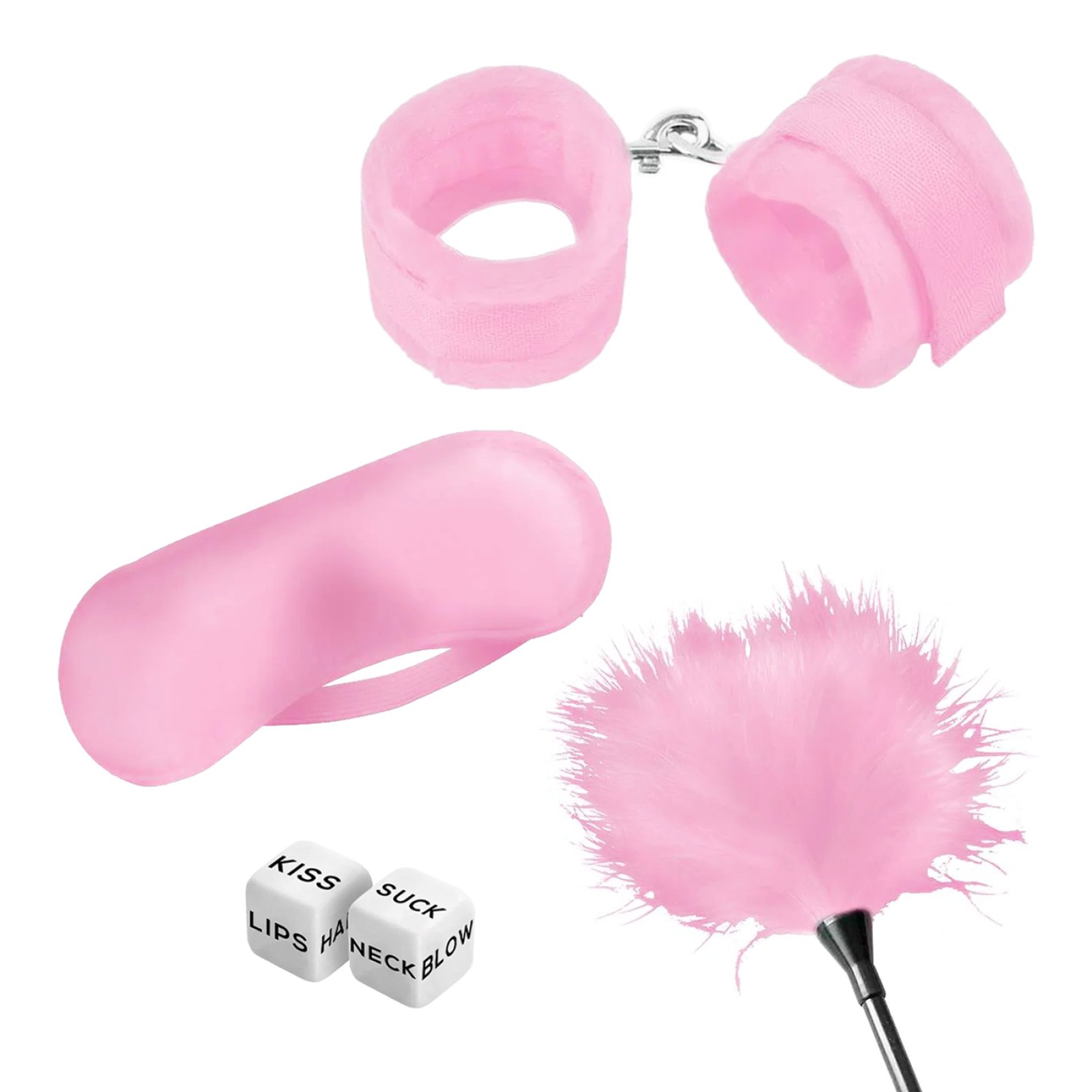 BDSM Line Začátečnická sada pro lehké SM růžová