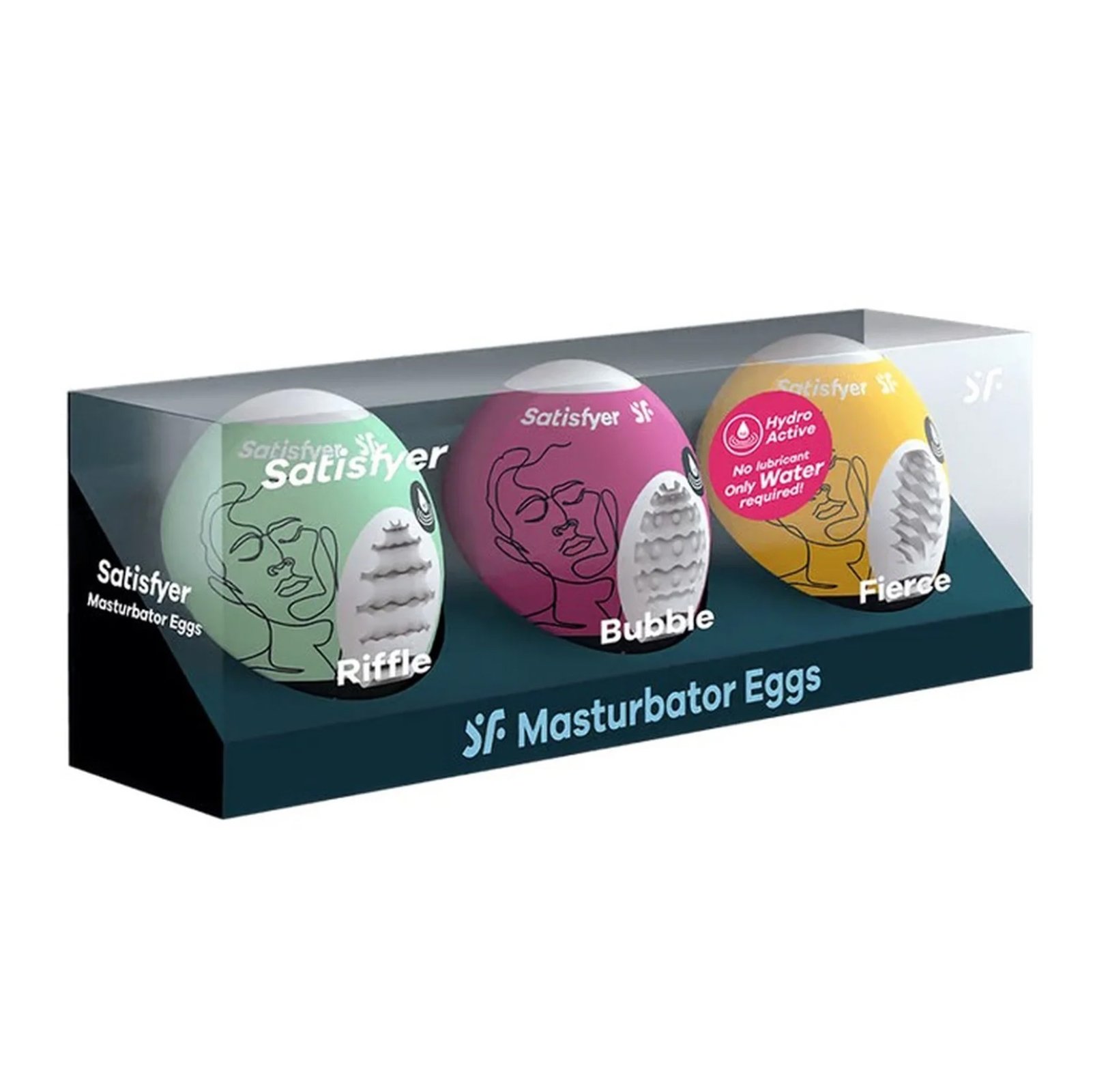 Satisfyer Egg masturbátory set Riffle, Bubble, Fierce
