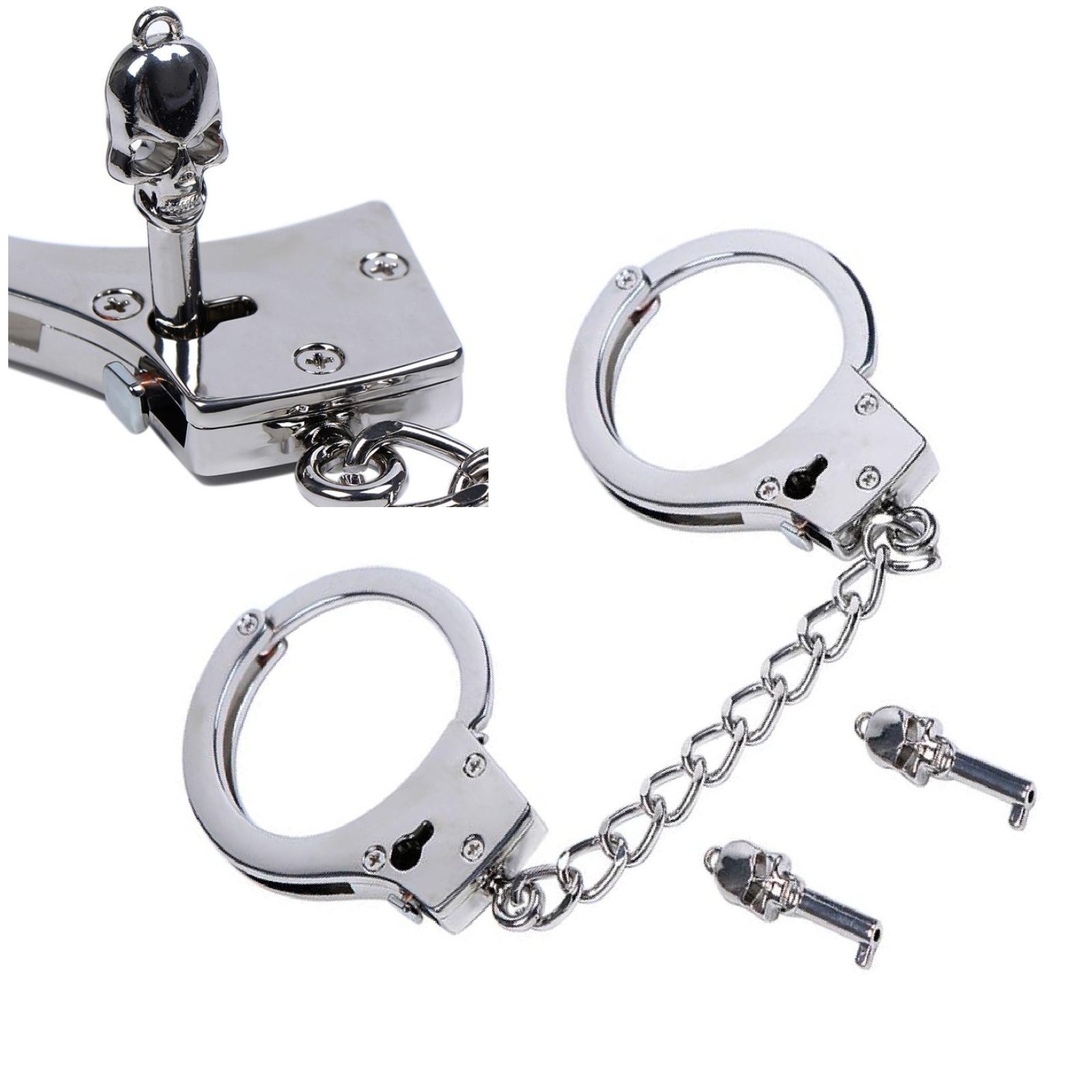 BDSM LINE Kovová pouta na ruce 252 g