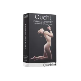 Ouch! Kinbaku Bondage lano 1,5 m - černé