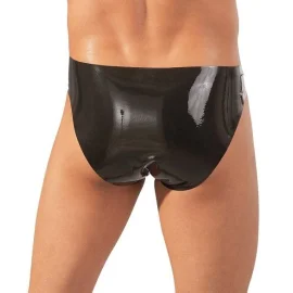 LateX Latexové slipy s otvorem pro penis S-L