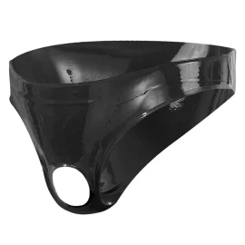 LateX Latexové slipy s otvorem pro penis S-L