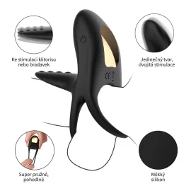 BOOM Edwin vibrační erekční kroužek s dálkovým ovládáním