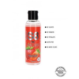 S8 4 in 1 Dessert Lubrikační gel jahoda 125 ml