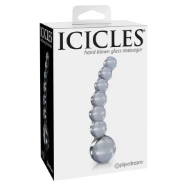 Icicles No 66 skleněné minidildo - čiré