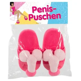 Penis Plyšové bačkory - růžové