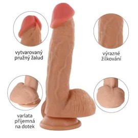 BASIC X Christian realistické dildo s přísavkou tělové