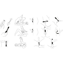 BeauMents Flexxio - nejen párový vibrátor 5v1 modrý