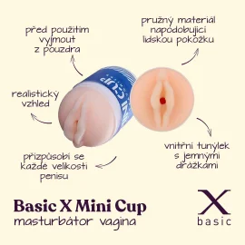 BASIC X Mini cup masturbátor vagina