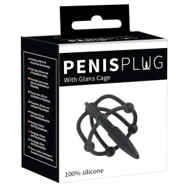 Penis plug Dilatátor s klecí na žalud