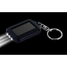 LED solární baterka - klíčenka s logem