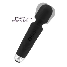 BASIC X masážní hlavice dobíjecí černá