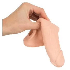 Nature Skin návlek na penis se smyčkou na varlata