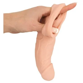 Nature Skin návlek na penis se smyčkou na varlata