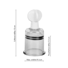 BOOM LuvPump vakuové přísavky na bradavky průměr 3 cm - 2 ks