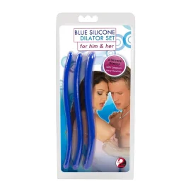 Blue Silicone Dilatátor set 3 ks