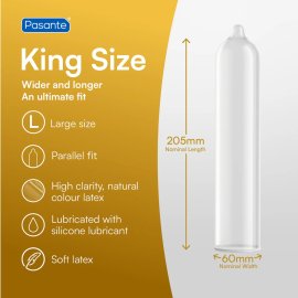 Pasante kondomy King Size 60 mm - 12 ks
