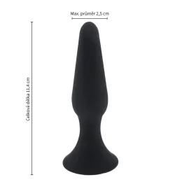 BASIC X   Alex anální kolík vel. S černý