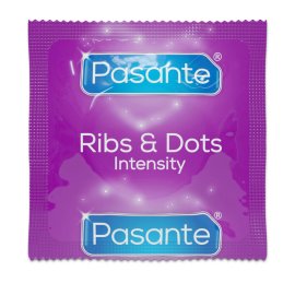 Pasante kondomy Intensity Ribs-Dots 12 ks