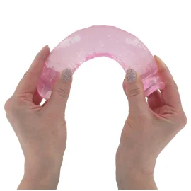 BASIC X Perry gelové dildo s přísavkou fialové vel. M