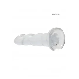 REALROCK Non Realistic dildo 17,5 cm - transparentní