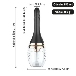 BASIC X automatická vibrační anální sprcha