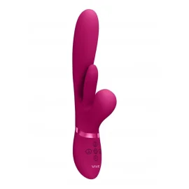 VIVE Kura G-Spot Vibrátor se stimulací klitorisu - růžový