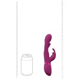VIVE Mika Rabbit vibrátor s extra stimulací pro bod G - růžový