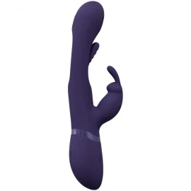 VIVE Mika Rabbit vibrátor s extra stimulací pro bod G - fialový