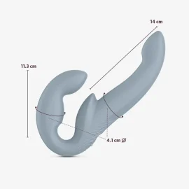 FUN FACTORY Share Vibe Pro strap-on - Cool Grey