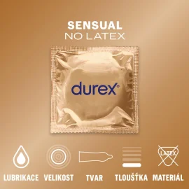 Durex kondomy Sensual No Latex 20 ks