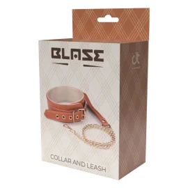 Blaze Elite obojek s vodítkem - cognac