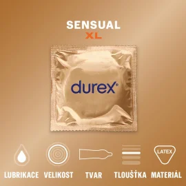 Durex kondomy Sensual XL 10 ks