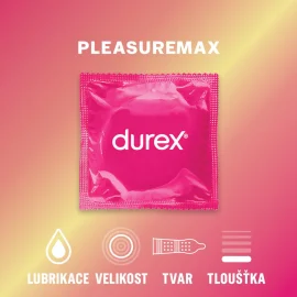 Durex kondomy Pleasuremax 10 ks