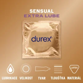 DUREX kondomy Sensual Extra Lube 20 ks