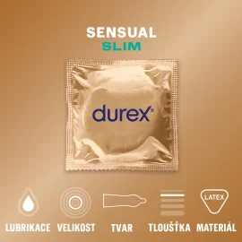 DUREX kondomy Sensual Slim 3 ks