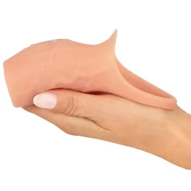 RealistiXXX RealSleeve vibrační návlek na penis otevřený