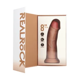 RealRock Regular Curved Cock vibrátor 20 cm - tělový