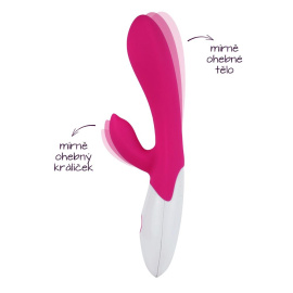 BASIC X Selina Rabbit vibrátor růžový