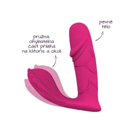 Romant Romeo  pulzátor do kalhotek na dálkové ovládání růžový