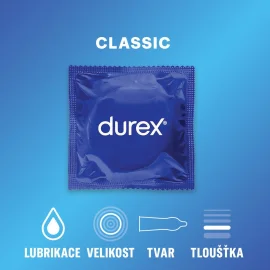Durex Classic kondomy 12 ks